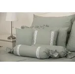 Podpěrová s.r.o. Krepové povlečení OLIVOVÝ PROUŽEK Velikost: 140x200 cm (1 ks), 70x90 cm (1 ks)