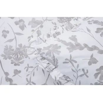 Povlečení Podpěrová s.r.o. Krepové povlečení FLORA světlá S KANÝREM na polštáři Velikost: 240x200 (1x), 70x90 cm kanýr (2x) ŠEV na peřině