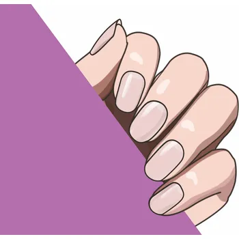 Umělé nehty MANITIME gelové nálepky - Nude Elegance