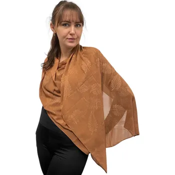 Šátek Dámský šátek 90 x 175 cm LISTY - 5