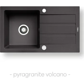 Kuchyňský dřez Pyramis NEXT (76x44) 1B 1D černá matná