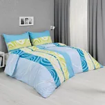 Bavlněné povlečení Vlny 140x200 70x90