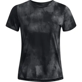 Under Armour Launch Elite Printed Short-Sleeve Performance Top Black 8 (XS)