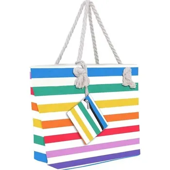 Kabelka Plážová taška MULTIONS, velká barevná