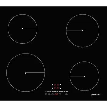 Varná deska Pyramis Varná deska indukční 4 zóny PHI 62430 FMB černá (Bezrámová)