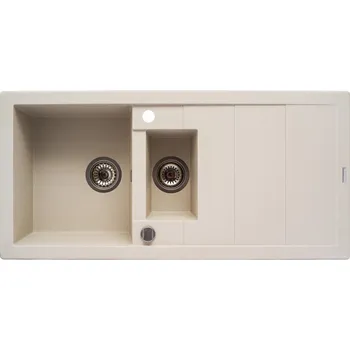 Granitový dřez Pyramis STUDIO (100x48) 1 1/2B 1D béžová