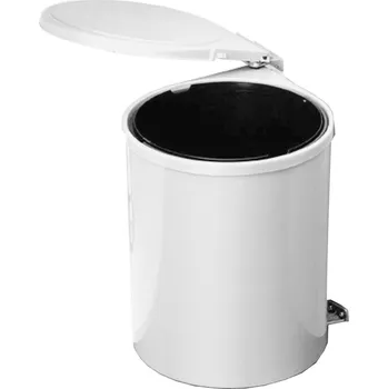 Odpadkový koš Pyramis SORTER válcový bílý
