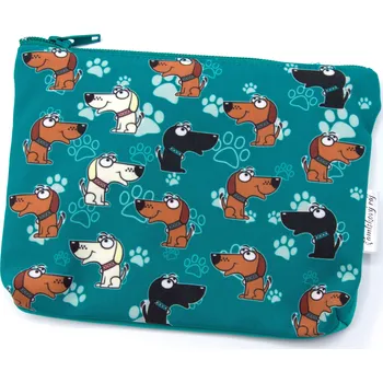 Kosmetická taška Pamlskový Ráj Univerzální taštička - labrador Vyberte barvu: petrolejová