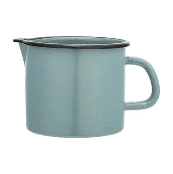 SMALTOVANÝ HRNEK S VÝLEVKOU 1.15L 12CM ŠALVĚJOVÝ