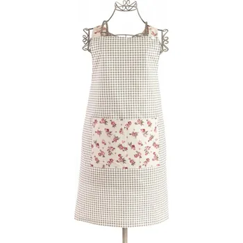 Kuchyňská zástěra Podpěrová s.r.o. Zástěra PEPITO BÉŽOVÉ / manon Barva: Béžová, Velikost: Zástěra pro dospělé (82x76 cm)