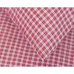 Podpěrová s.r.o. Krepové povlečení ČERVENÁ KOSTIČKA (neg) Velikost: 140x220 cm (1 ks), 70x90 cm (1 ks)