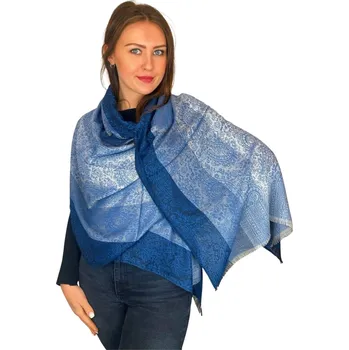 Šála Šál Pašmína - Clarissa - Modrá