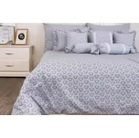 Podpěrová s.r.o. Flanelové povlečení FINE šedá srdce Velikost: 200x220 cm (1 ks), 70x90 cm (2 ks) ŠEV na peřině
