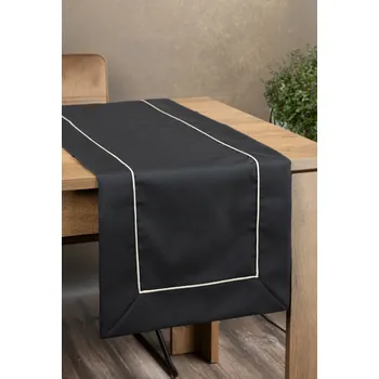 ubrus BĚHOUN NA STŮL DORITA 40X180 CM ČERNÝ