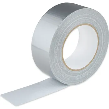 Lepicí páska DuFurt Lepicí montážní páska PVC s tkaninou 48 mm x 50 m stříbrná