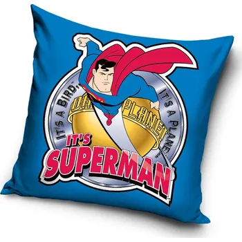 Polštář Halantex Polštář SUPERMAN modrý 40x40cm