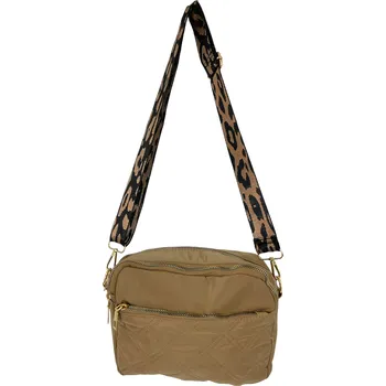 Kabelka Nicole Brown Dámská kabelka JBFB 438 CAMEL/LEOPARD