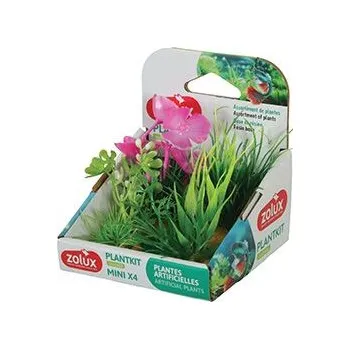 Zolux S.A.S. Rostliny akvarijní PLANTKIT 1 sada MINI 4ks Zolux