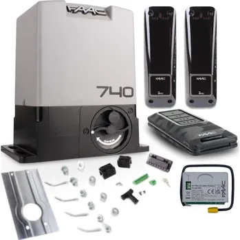 Pohon brány Sada Delta 2 FDS - FAAC 740 pro 500kg posuvné brány