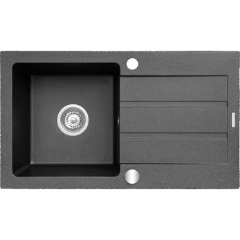 Kuchyňský dřez Pyramis RODOS (76x44) 1B 1D černá