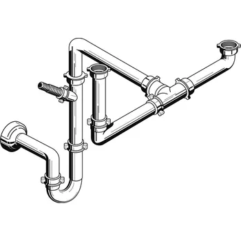 Sifon Sifon 1 1/2B pro úsporu místa