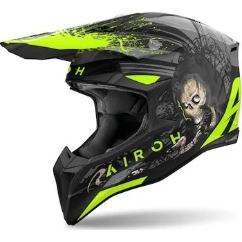 Helma na motorku přilba WRAAAP Darkness, AIROH (matná, vel. 2XS) 2024