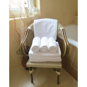 Ručník Jiří Polášek Ručník hotelový bílý DELUXE 50x90 cm