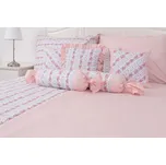 Podpěrová s.r.o. Bavlněné povlečení LORENZO / uni růžová Velikost: 200x200 cm (1 ks), 70x90 cm (2 ks) ŠEV na peřině
