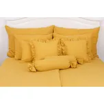 Podpěrová s.r.o. Mušelínové povlečení HOŘČICOVÉ Velikost: 140x200 cm (1 ks), 70x90 cm (1 ks)