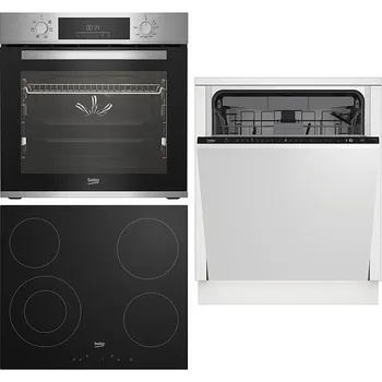 Domácí spotřebič BEKO Beyond BBIE123001XD Sklokeramická deska BEKO HIC 64401 Myčka BEKO BDIN38641Q