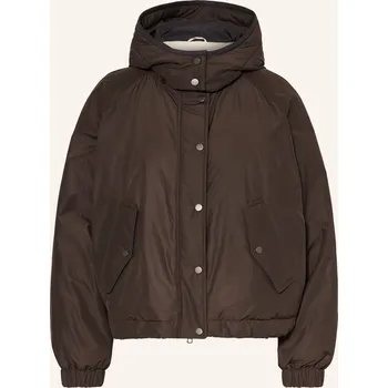 Dámský kabát Brunello Cucinelli Dámská Bunda, tmavě hnědá, 38