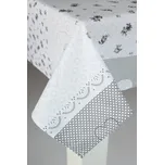 Podpěrová s.r.o. UBRUS bavlněný PATCHWORK DOVE Velikost: 120x120 cm