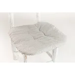 Podpěrová s.r.o. Sedák na židli ŠEDÝ PROUŽEK