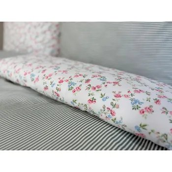 Povlečení Podpěrová s.r.o. Bavlněné povlečení VIVIANE / olivový proužek Velikost: 240x220 cm (1 ks), 70x90 cm (2 ks) ŠEV na peřině