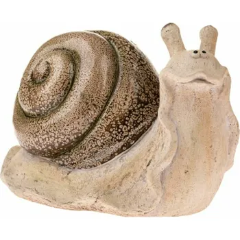 Zahradní dekorace Casa de Engel Home Zahradní dekorační šnek - hnědý (magnesium), 0/4 Fialová UNI (2865607)