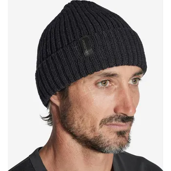 Čepice SOLOGNAC Čepice pletená vlněná 900 černá ČERNÁ