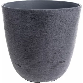 Obal na květináč Casa de Engel Home Obal na květináč - Eko plast, tmavě šedý, 0/16 Fialová UNI (2865628)