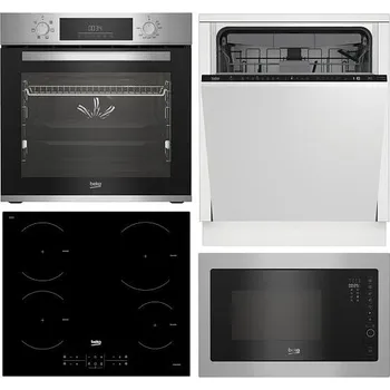 Domácí spotřebič BEKO Beyond BBIE123001XD Indukční deska BEKO HII64200MT Myčka BEKO BDIN38641Q Mikrovlnná trouba Beko Beyond BMGB25332BG