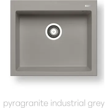 Granitový dřez Pyramis ISTROS (57X50) 1B světle šedá