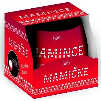 Svíčka Svíčka vonná ve skle MAMINCE