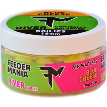 Boilies FEEDERMÁNIA Boilie Air Wafters River Series Modrý sýr 16mm/45g