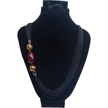 Náhrdelník BAZAR-Metal Náhrdelník - Červený záblesk