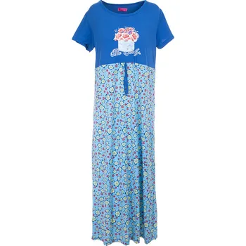 Dámská noční košile Noční košile The Curly - modrá Velikost: M