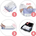 Set 2 ks cestovních vakuových pytlů Compactor Jet Roll Bags M 30 litrů, 45 x 65 cm