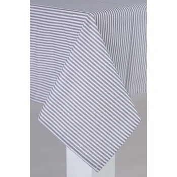 ubrus Podpěrová s.r.o. Ubrus bavlněný PROUŽEK úzký ŠEDÝ Velikost: 40x40 cm (ubrousek)