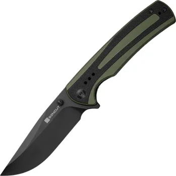 kapesní nůž Sencut Regnator Zelená / Černá Rukojeť G10 Černá Čepel 9Cr18MoV Liner Lock