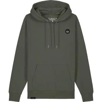 Pánská mikina PEATYS Mikina PEATY'S PUBWEAR MIKINA S KAPUCÍ EMBROIDERED CROWN KHAKI - M