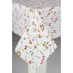 Podpěrová s.r.o. Ubrus bavlněný ČERVENÉ KVÍTÍ Velikost: 40x40 cm (ubrousek)