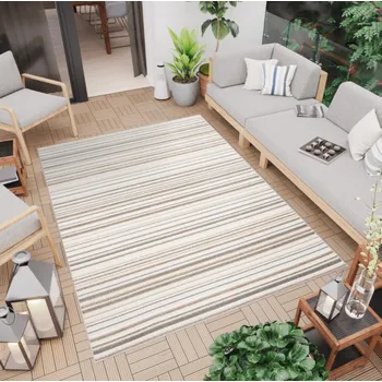 Koberec Koberec na terasu nebo balkon AVENTURA ED23C v krémových barvách Šířka: 80 cm | Délka: 200 cm