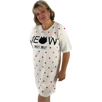 Dámská noční košile Maxitriko Meow any any